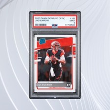 Joe Burrow - 2020 Donruss Optic - PSA 9 MINT - Rookie Bengals
