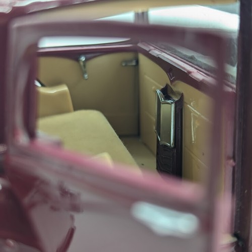 Franklin Mint 1938 Rolls-Royce Phantom III Garnet/Maroon Made in Spain - Picture 11 of 18