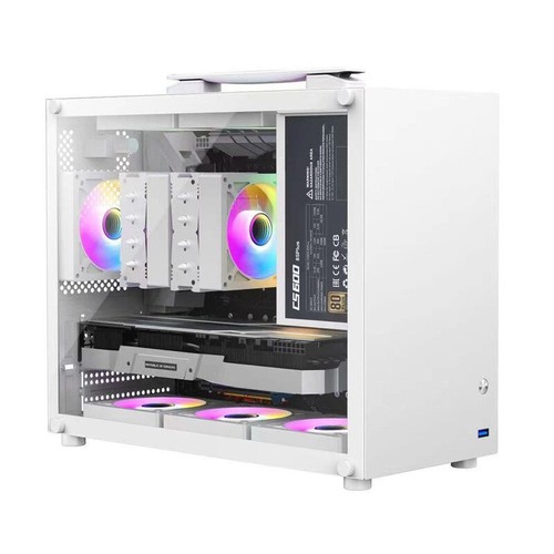 Translation Gaming Computer Case With Grip Handle Cooling PC Tower For M-ATX/-yp - Afbeelding 12 van 14
