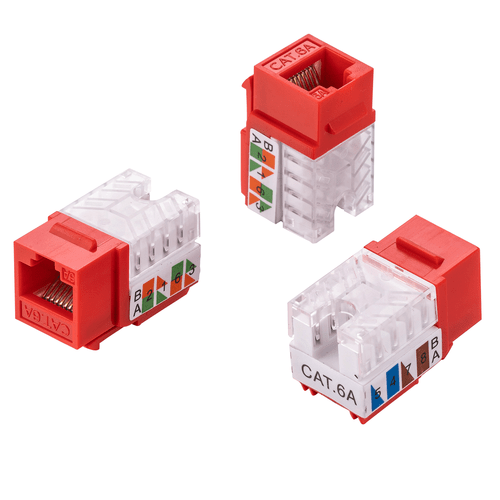 Lote perforado Keystone Jack Cat5e Cat6 UL listado red Ethernet RJ45 8P8C 110 - Imagen 16 de 22