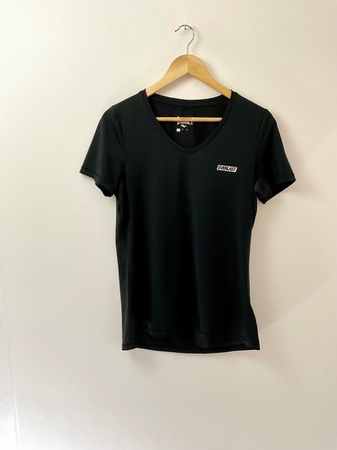 Everlast Womens T-shirt Top Short Sleeve Breathable Gym Activewear Black Uk 12 - Picture 2 of 13
