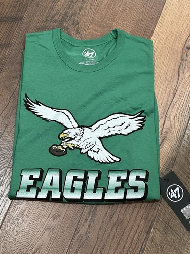 Philadelphia Eagles NFL Men's '47 Upgrade Franklin Kelly Green T-Shirt Size XL - Picture 6 of 6