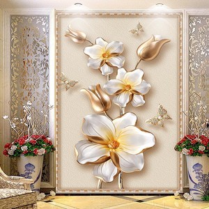 Textile Wallpaper Wood Fiber European Style Living Room Backdrop Wall Papers New