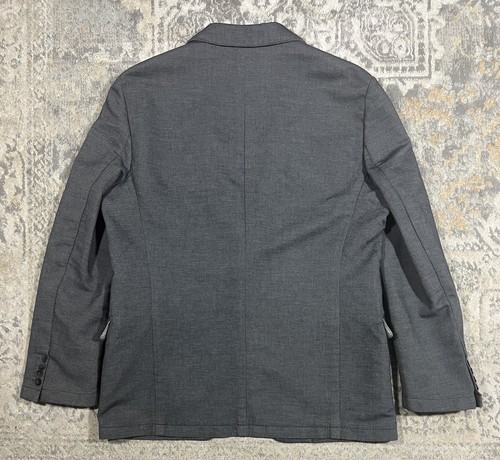 Armani Collezioni Men's Size 44 Gray Cotton Blazer Jacket - Picture 6 of 6