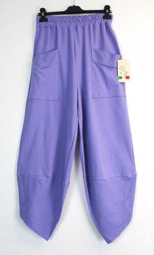 LAGENLOOK LADIES/WOMEN 95% COTTON 2 POCKETS CASUAL PANTS BNWT ONE -SIZE 10-14 - Picture 3 of 54