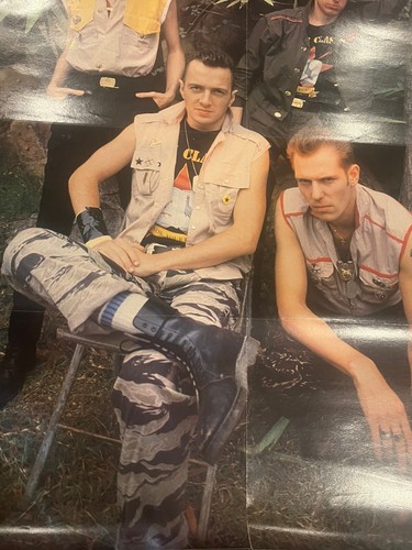 The Clash, Poster, Original, Combat Rock Era, Vintage, Used, Strummer, Punk Rare - Picture 9 of 13