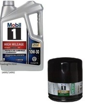 Mobil1 M1-113A Engine Oil Filter & 5 Quarts Mobil1 10W30 Full Syn. H/M Motor Oil