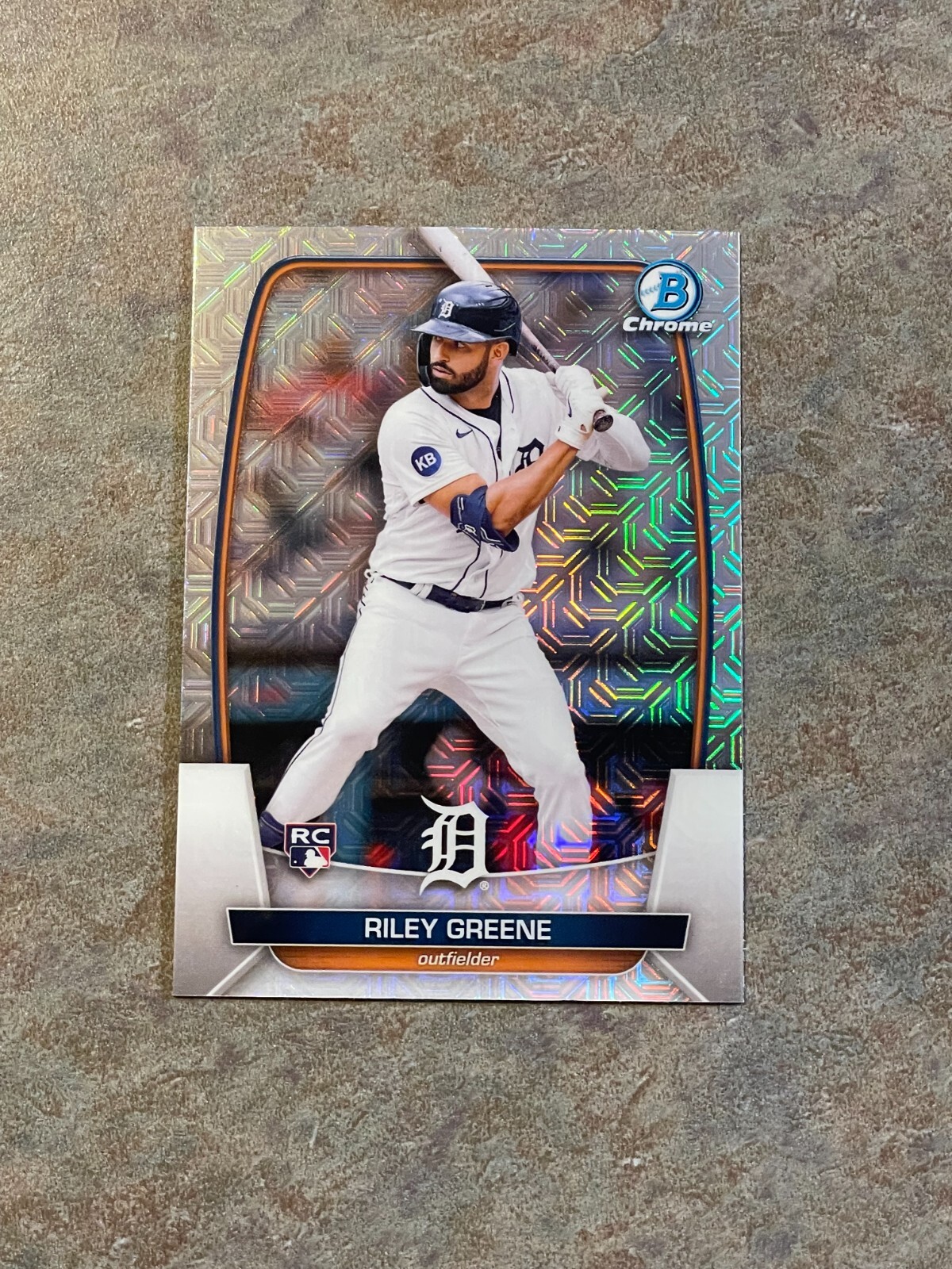 2023 Bowman Chrome Riley Greene Mega Box Refractor RC Rookie #90 Tigers