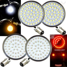 Eagle Lights 2" Harley LED Gen II Halo Turn Signals Front 1157 & Rear 1157 