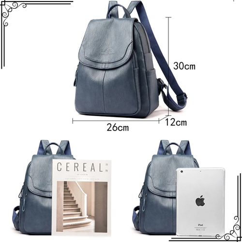 Fashion Pack Rucksack Travel Bag Casual Daily Handbag Women Leather Backpack - Picture 4 of 37