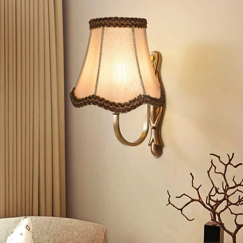 Retro Small Lampshade Crushed Lamp Drum Shade Table Ceiling Light Cover - Picture 8 of 35