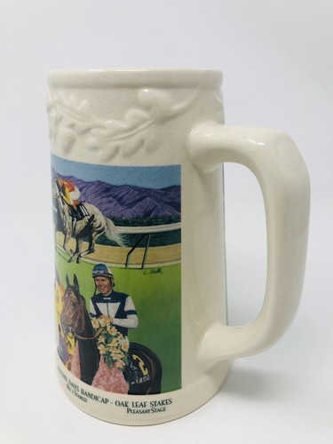 1998 Oak Tree Horse Racing Santa Anita Stein Mug John Henry Turf Championship - Picture 6 of 10