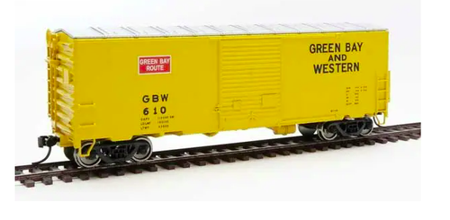 Walthers Mainline escala HO GREEN BAY y Western coche de caja soldada # 610 - Imagen 12 de 13