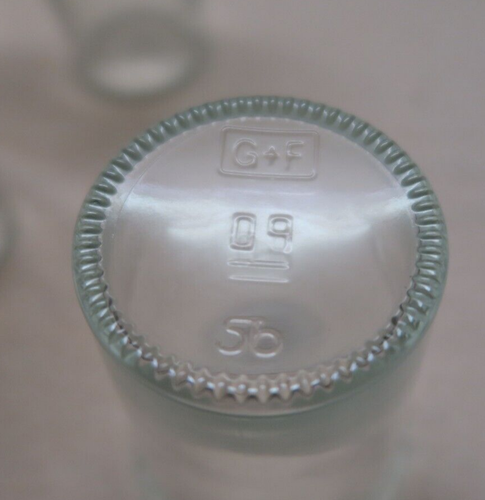 6 G+F Gläser 160 ml Glas Dessertgläser mit Kunststoffdeckel Sturzglas Glas _ - Bild 2 von 6