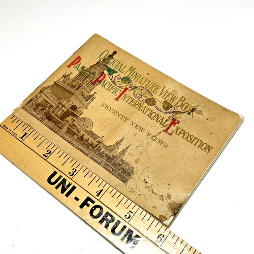 Panama Pacific International Exposition 1915 Official Miniature View Book S.F. - Picture 9 of 9