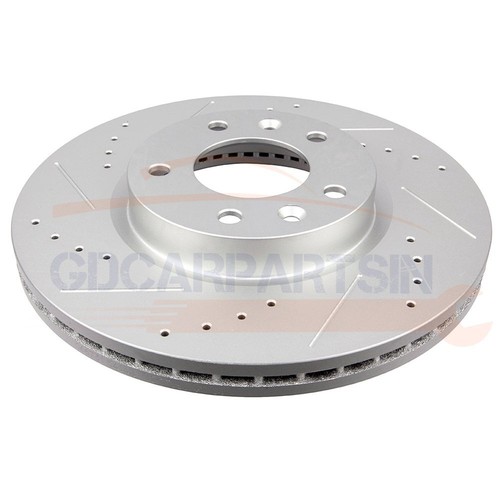 Rotores de disco de freno delanteros + traseros y pastillas de cerámica ranuradas para Honda Civic 1994-1995 - Imagen 7 de 8