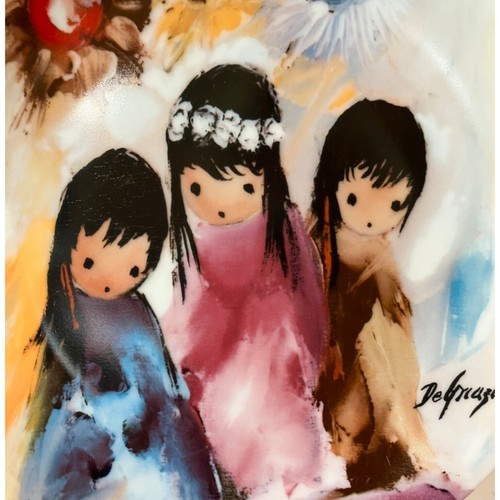 NEU De Grazia Native - Helle Blume der Wüste - Kinder der Sonne Sammelteller - Bild 2 von 13