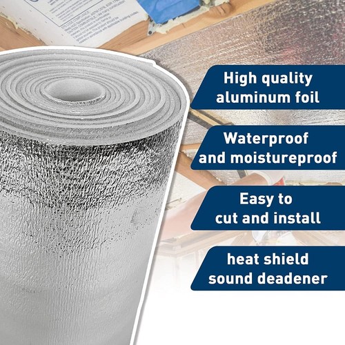 5MM Car Sound Deadener Heat Shield Insulation Thermal Noise Control Mat 80"x40" - Picture 11 of 20