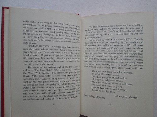 STRAY HEARTS by Julius Lester Medlock A GROUP OF CAMEO LYRICS 1956 Poetry SIGNED - Picture 9 of 10