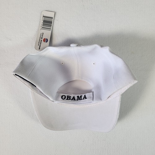 President Barack Obama Adjustable Hat White Democrat New Campaign 2008 - Picture 2 of 7