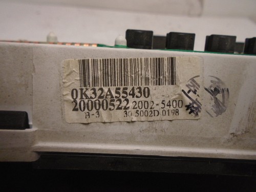 01 02 Kia Rio Sedan Speedometer Instrument Cluster No Tach 201K OEM 0K32A55430 - Bild 3 von 5