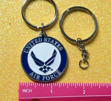 United States AIR FORCE USAF Symbol -  keychain , key chain GIFT BOXED 