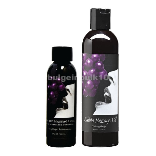 Earthly Body Natural Flavored Edible Massage Oil - Choose Flavor & Size - Picture 4 of 9