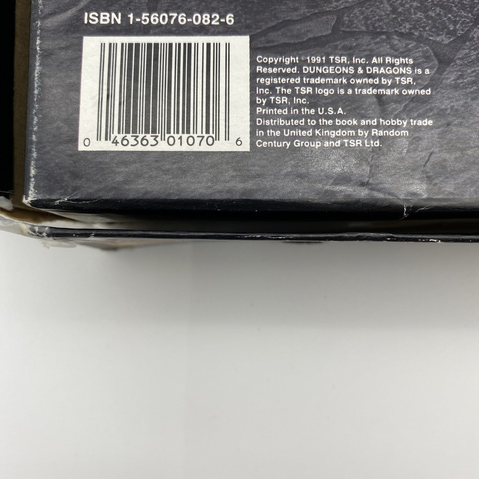 DUNGEONS & DRAGONS VINTAGE 1991 BOARDGAME D&D TSR 1070