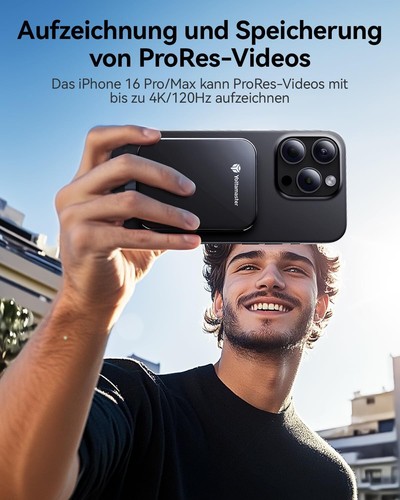 Yottamaster Portable Externe SSD mit Magnetische für iPhone 16/15 Pro Max 2 TB - Afbeelding 5 van 12