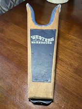 Boot Jack Wooden Boot Remover Leather Heel Cup Line. Western Warehouse