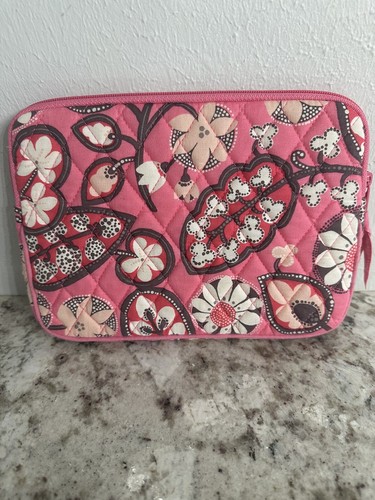 Vera Bradley Blush Pink Make Up Cosmetic Toiletry Bag Lined 9x7 - Picture 4 of 7