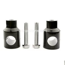 Motorcycle 1" Handlebar Risers Black For Honda Shadow Phantom Spirit 750 VT750