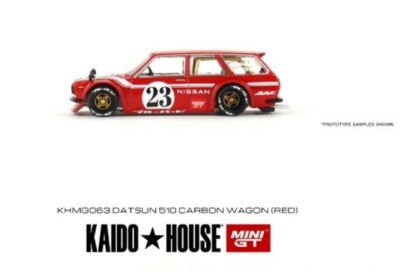 Kaido House × Mini GT 1 64 Datsun 510 Wagon Carbon Fiber V2