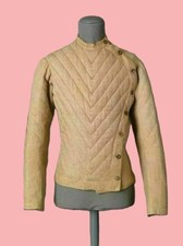 Padded Jacket Medieval Aketon Gambeson Reenactment Camel Color