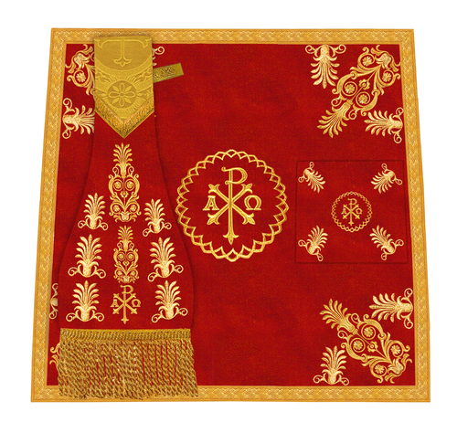 Complete Altar Mass Set with Chalice Veil & Burse - Church Mass Altar - Picture 19 of 24