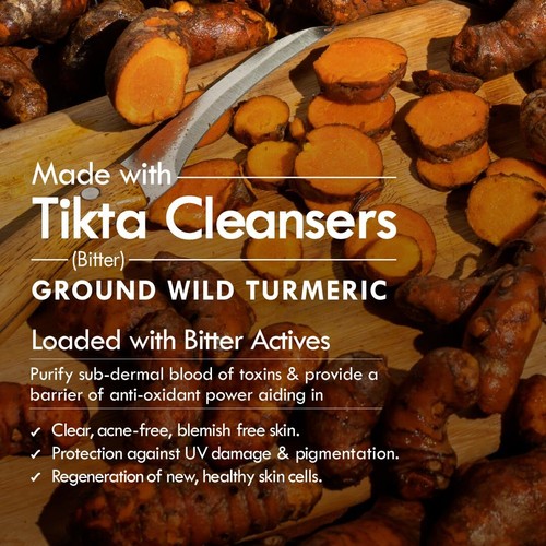 Nat Habit Ubtan Face Wash With Wild Turmeric | Chemical & Sulphate Free, 100g - Picture 3 of 6