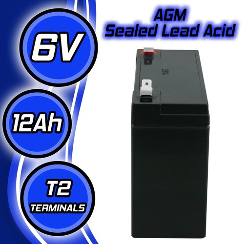 PowerStar AGM6V12 6V 12AH Battery Replacement for Jasco RB6121 - 4 Pack - Picture 4 of 8