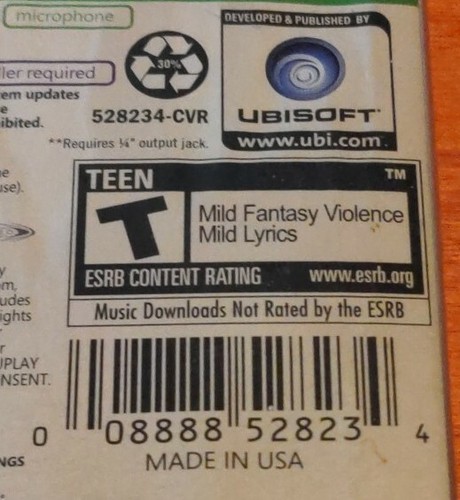 Rocksmith 2014 Edition Microsoft Xbox 360 Ubisoft Epiphone Aerosmith Nirvana who - Picture 4 of 4