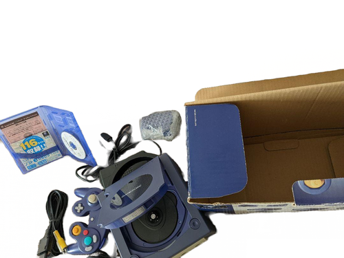Consola Nintendo GameCube Violeta Enjoy Plus Pack con una caja probada NTSCJ - Imagen 4 de 7