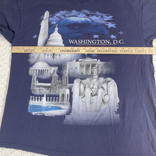 Smithsonian Institution Washington DC White House Eagle T-Shirt Mens XL Navy - Afbeelding 6 van 8