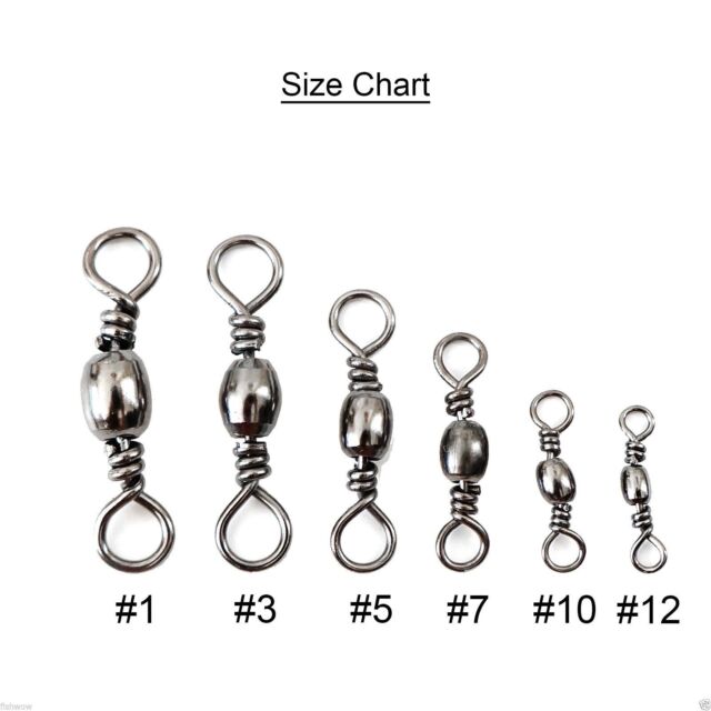 Eagle Claw Barrel Swivel Size Chart