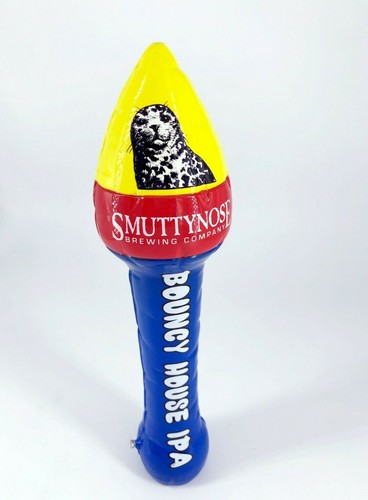 Smuttynose Brewing Bouncy House IPA Beer Tap Handle Pub Sea Lion Seal 10" Tall - Picture 8 of 10