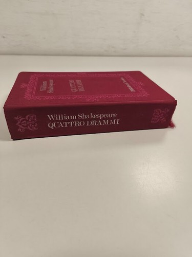 Libro QUATTRO DRAMMI - WILLIAM SHAKESPEARE - Foto 3 di 7