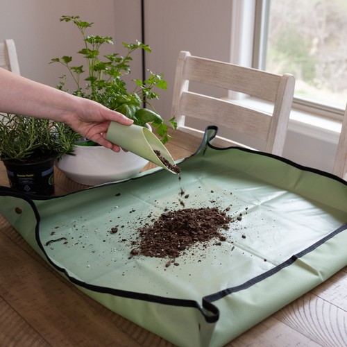 Expert Gardener Indoor Stainless Steel Gardening Tool Set, 14 Pieces, Misty Mint - Picture 8 of 24