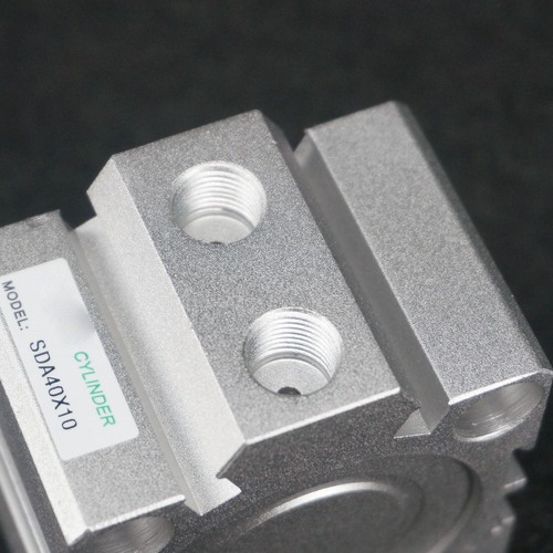 SDA Bore 40-100mm Stroke 5-100mm Air Compact Pneumatic Cylinder Double Acting - Picture 14 of 56