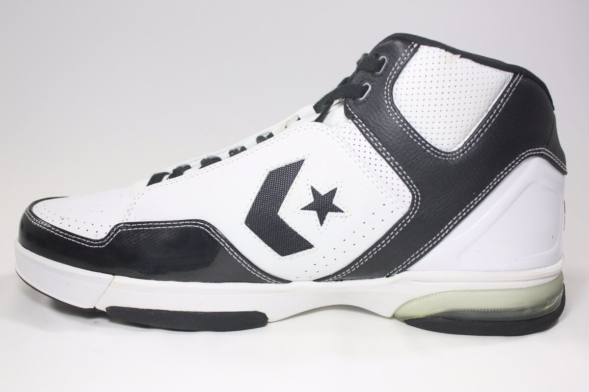 NEW RARE Converse Weapon EVO Mid White Black 110918