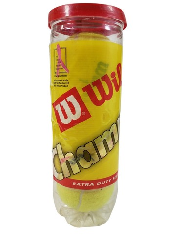 Wilson Championship Tennis Balls DuraWeave 3 Pk Extra Heavy Duty For Hard Court - Picture 3 of 9