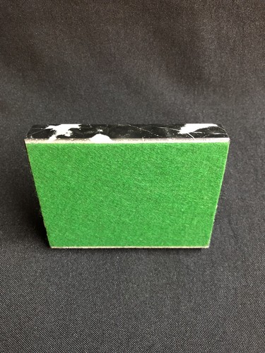 Penna Spaziale Fisher Vintage Ottone con Base Marmo Italiano Bianco e Nero con Inchiostro - Foto 6 di 15