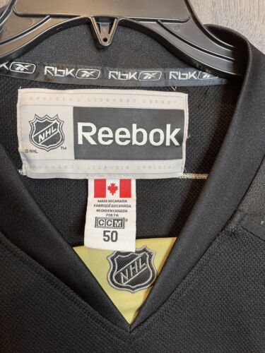 Camiseta deportiva Reebok NHL Pittsburgh Penguins #71 Evgeni Malkin para hombre talla 50 negra - Imagen 3 de 8