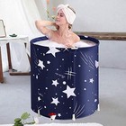 Foldable Bathtub Portable Soaking Bath TubEco-Friendly Bathing Tub for Shower.